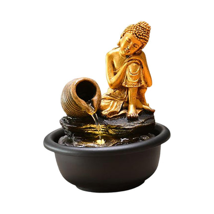 Fuente De Agua De Mesa, Figura Decorativa De Buda Para El Hogar, Oficina, Granja, Estilo C
