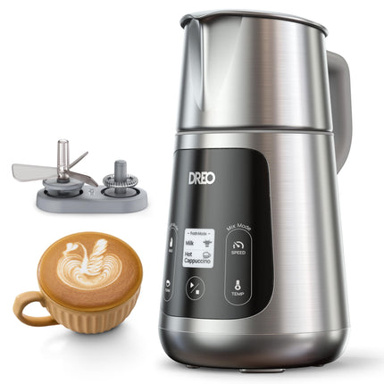 Espumador de Leche Eléctrico DREO 450 ml con LED