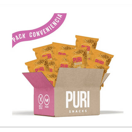 Puri Ramitas De Garbanzos Sabor Queso. Caja 28un. Sin Gluten