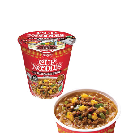 Ramen Carne Estilo Japones Formato Vaso Nissin 69 Gr