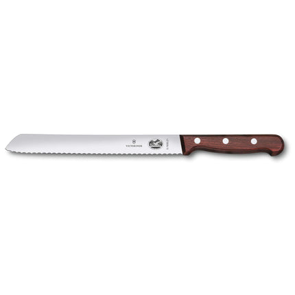 Cuchillo Victorinox para pan de palisandro de 20 cm con borde dentado
