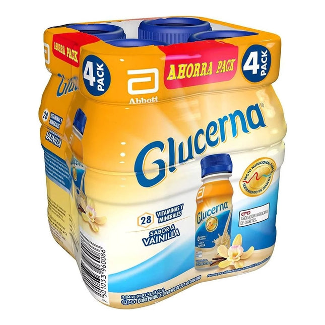 Pack Suplemento sin Lactosa Sabor Vainilla (4 Botellas 237 ml c/u)