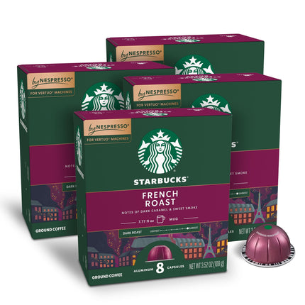 Cápsulas de café Starbucks de Nespresso Vertuo French Roast de 32 unidades