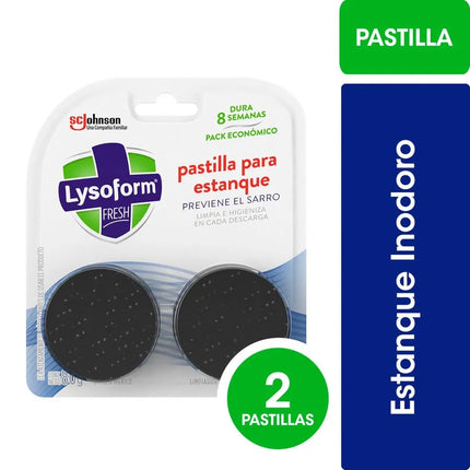 Pack 2 un. Pastilla para Estanque Lysoform 80 g - Lysoform | Apishop