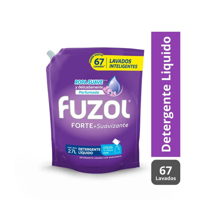 Detergente Líquido Fuzol con Suavizante Doypack 2700 ml - Fuzol | Apishop