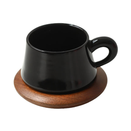 Taza De Café De Cerámica Con Platillo, Taza De Capuchino Para Fiestas, Oficina, Té De La Tarde
