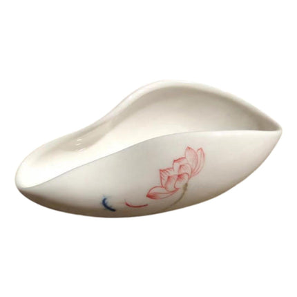 Recipiente Dosificador De Cerámica, Bandeja De Café Individual De Porcelana Para Buffet Doméstico, Pescado Y Loto