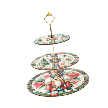 Soporte Para Cupcakes Navideños Moderno De 3 Niveles Para Dulces Y Postres, Ideal Para Cumpleaños En Casa.