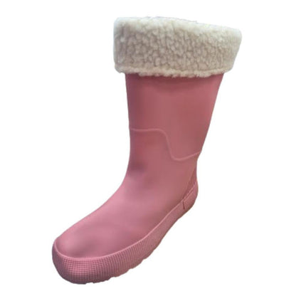 Bota de Agua Lluvia Mujer Rosado