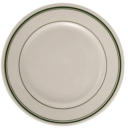 Plato para pan Yanco GB-5 Green Band, 5,5 cm, color blanco americano