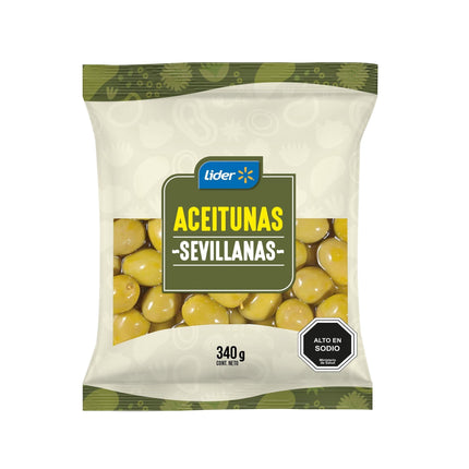 Aceitunas Sevillanas, Drenado 200 g - Neto 340 g | Apishop