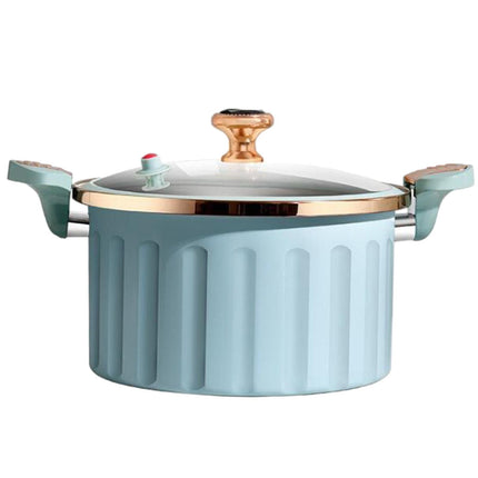 Olla De Sopa 8L Utensilios De Cocina Hechos A Mano Pasta Olla De Fideos Instantáneos Para Sopa De Fideos De Comida Azul