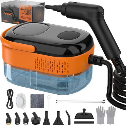 Limpiador a vapor Koutop para hogar y coche con 16 accesorios