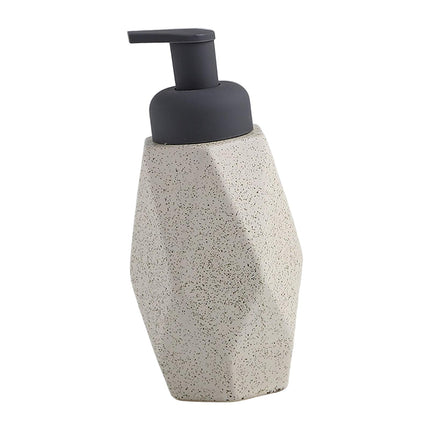 Dispensador De Jabón Recargable Cerámica Para Encimera Cocina Ducha Champú Blanco B