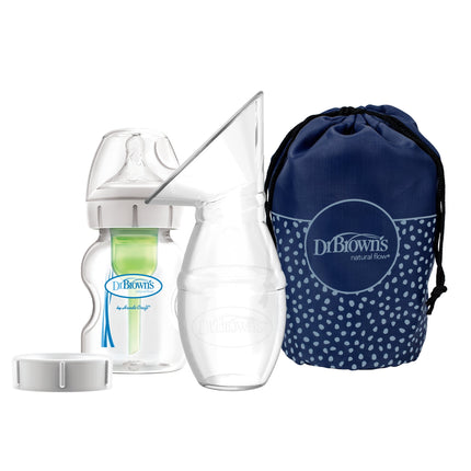 Extractor de Leche Manual 1 Pieza c/ Mam Boca Ancha 150ml (c/bolso)