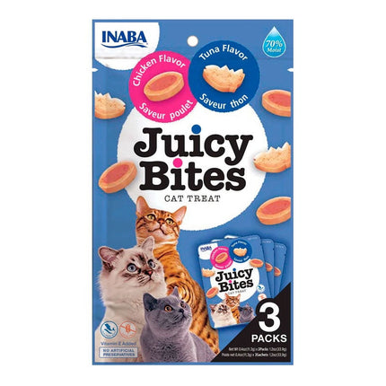 Juicy Bites - Sabor Pollo y Atún para Gatos 34 GR