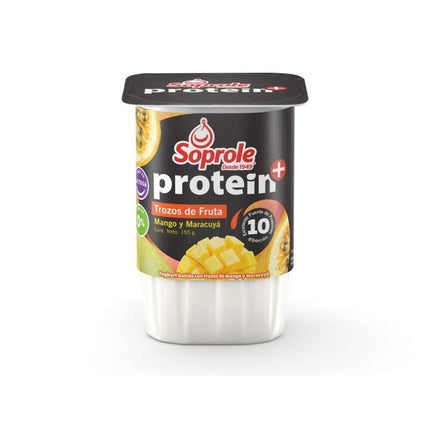 Yoghurt Protein con Trozos Sabor Mango Maracuyá Pote, 155 gr | Apishop