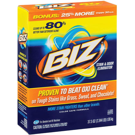 Detergente para ropa BIZ, caja de polvo de 1,1 L