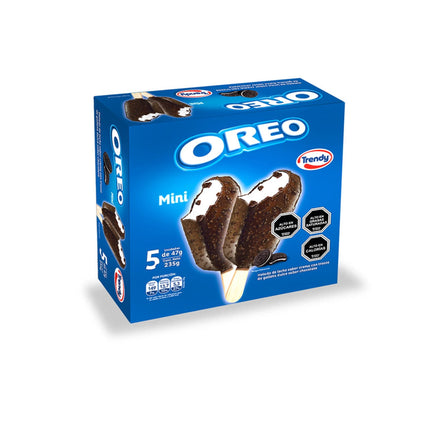 Helado Paleta Mini Oreo Multipack 5Un-47g, 235 g - Trendy | Apishop