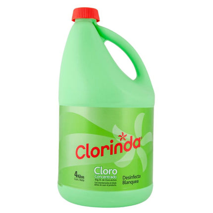 Cloro Líquido Clorinda Tradicional (Botella), 4 Kg