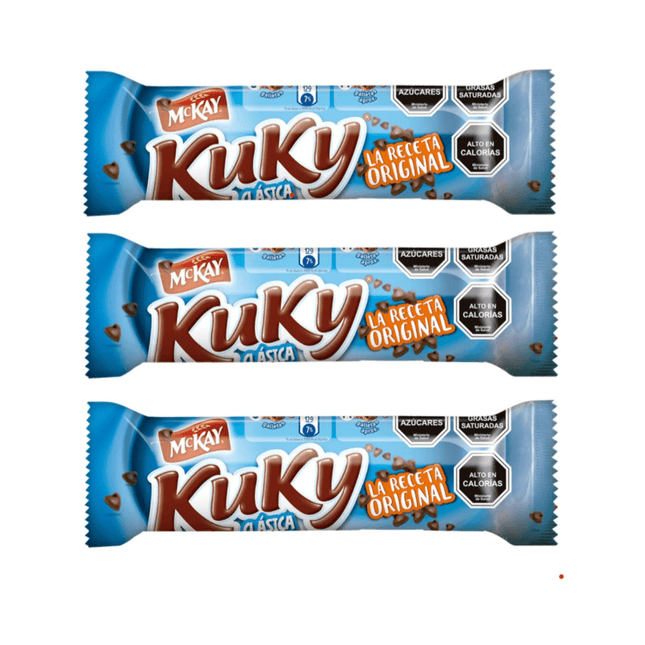 Pack x3 galleta chip Kuky® clásica 120g