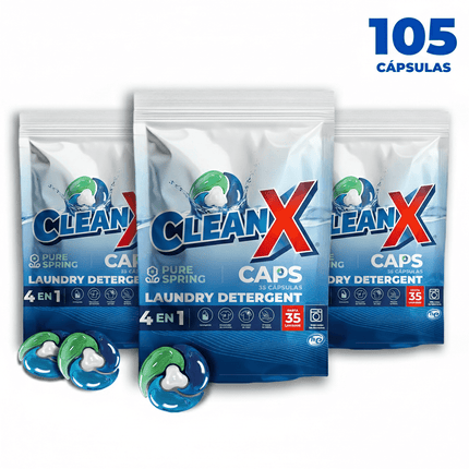 Pack 3 Bolsas Detergente Para Ropa En Cápsulas 4en1 Ultra 3 X 35 Un