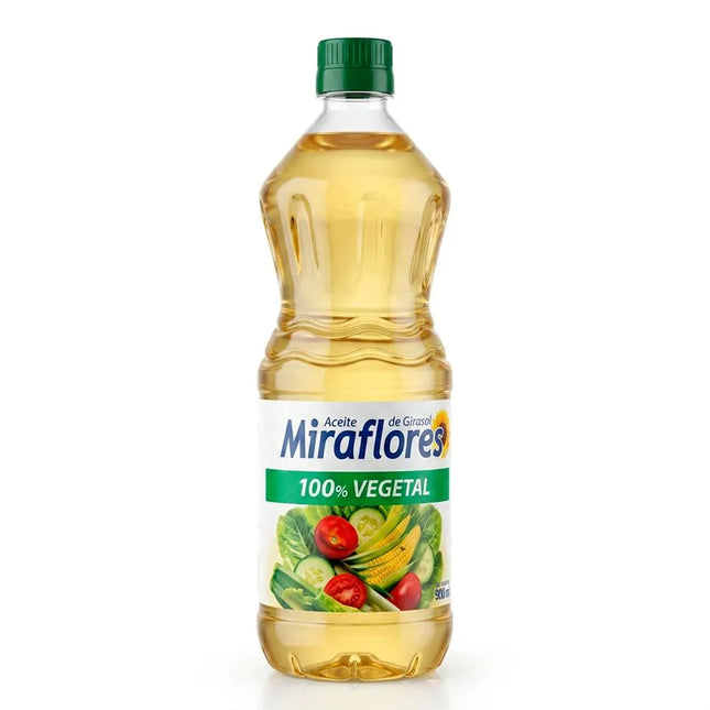 Aceite Vegetal Miraflores 900 ml - Miraflores | Apishop