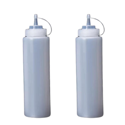 Set De 2 Dispensadores Para Salsa Pote De Salsas Dispensador blanco Talla Única