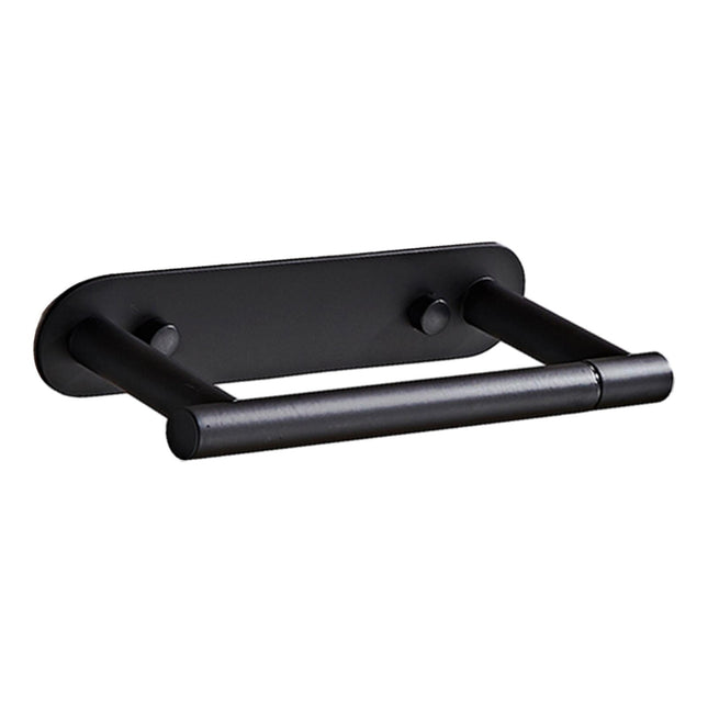 Soporte De Papel Higiénico Estante De Almacenamiento De Acero Inoxidable Para Baño De Hotel Negro