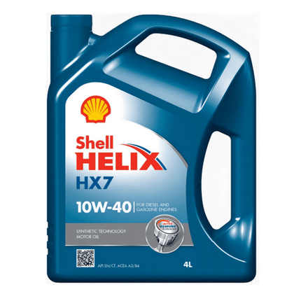 Aceite Motor Shell 10W40 Para 10.000km 4lt
