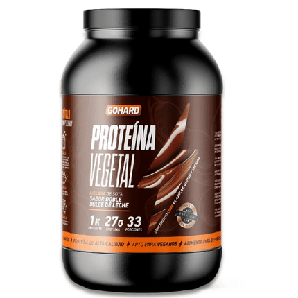 Proteina Vegetal Gohard 1 Kg Sabor Dulce de Leche
