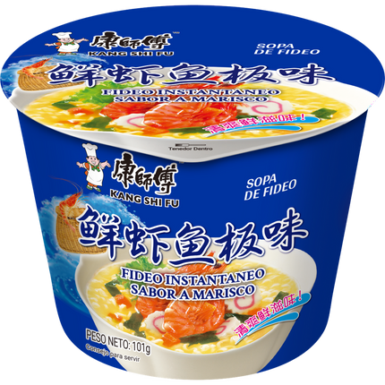 Fideo Instantaneo Kang Shi Fu Sabor a Marisco 101g*Pote