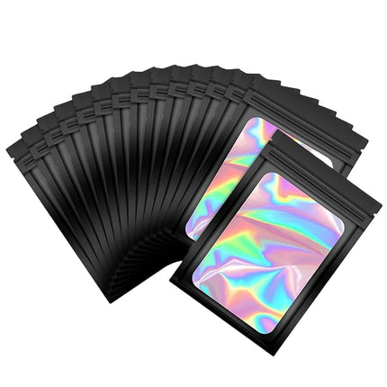 100 Bolsas De Papel De Aluminio Con Olor Que Se Pueden Volver A Sellar Bolsas Herméticas Para Organizador De Jabón De Galletas