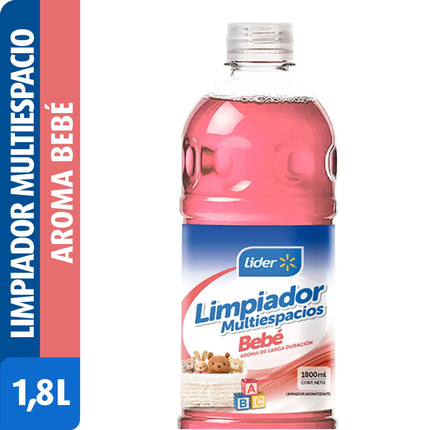 Limpiador Multiespacios  Líquido Bebé  Botella, 1800 ml