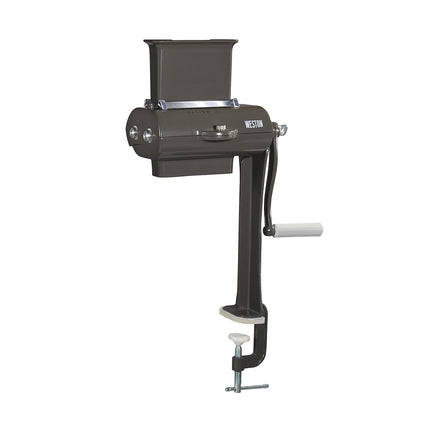 Cortador manual de carne seca Weston de aluminio con cuchillas de acero inoxidable