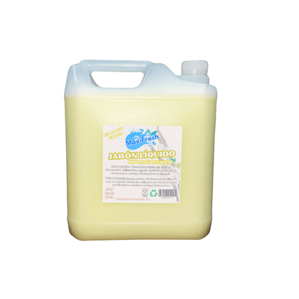 Jabon Liquido Maxifresh Hipoalergenico Con Glicerina 5 Litros Unidad