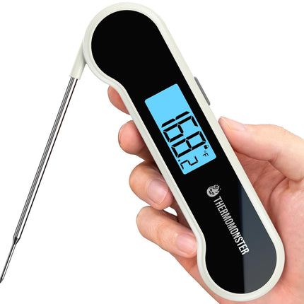 Termómetro para carne Thermomonster de lectura instantánea de 0,5 segundos, color blanco