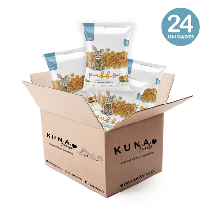 Caja individual Puffs Plátano Zapallo (24x10g)
