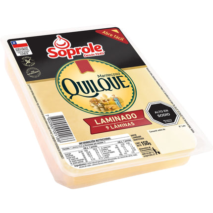Queso Mantecoso Quilque Laminado, 150 g