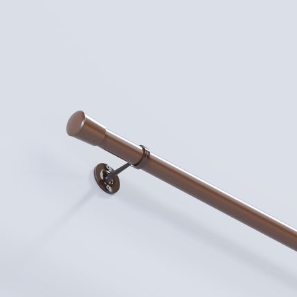 Set Barra Cortina Innova 21Mm. Chocolate X 2.00