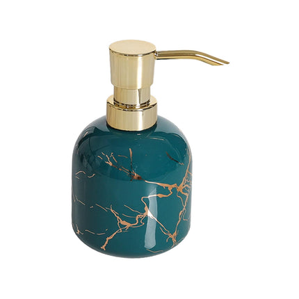 Dispensador De Jabón Con Bomba, Botella Recargable, Cilindro, Botella Dispensadora De Loción, Verde