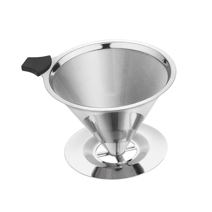 Filtro De Café De Acero Inoxidable, Filtro De Café Para Preparación De Cono, Para Cocina, Regalos Para El Hogar, Grande