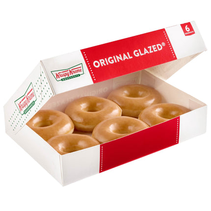 Caja Donuts Glaseadas Original 6 un
