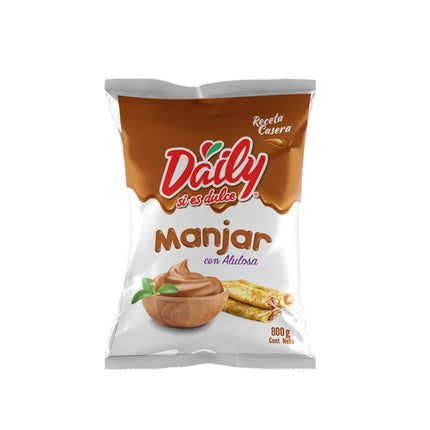 Manjar Con Alulosa Bolsa, 800 g - Daily | Apishop