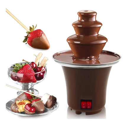 Cascada De Chocolate Profesional Fuente Fondue 3 Pisos 220v FIGOIMPORT