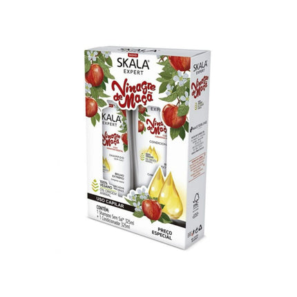 Kit Shampoo + Acondicionador Vinagre de Manzana 650 Ml
