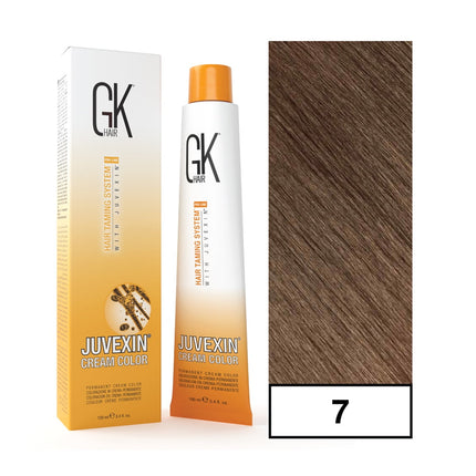 - Tintura Cream Color Permanente Vegana 100ml + Oxidante - 7 Rubio