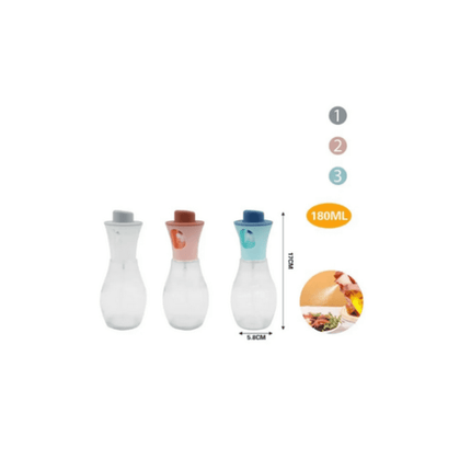 Botella De Aceite De Vidrio Con Spray 180Ml