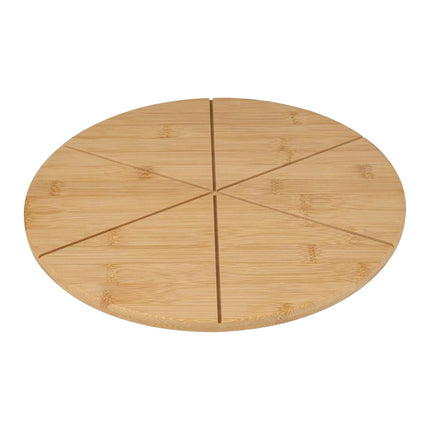 Tabla De Cortar Pizza Multiusos Para Servir Queso, Para Hornear Queso Y Bistec, 6 Rejillas De 30 Cm