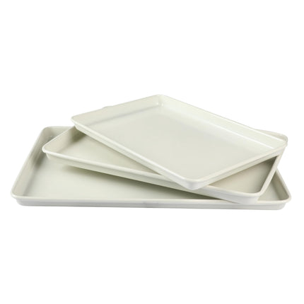 Juego de bandejas para galletas Martha Stewart Gallen de acero al carbono, 3 piezas